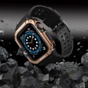 Protect Strap Band opaska z etui do Apple Watch 9 / 8 / 7 / 6 / 5 / 4 / 3 / 2 / SE / SE2 (41 / 40 / 38mm) obudowa pancerny pokro