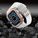 Protect Strap Band opaska z etui do Apple Watch 9 / 8 / 7 / 6 / 5 / 4 / 3 / 2 / SE / SE2 (41 / 40 / 38mm) obudowa pancerny pokro