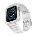 Protect Strap Band opaska z etui do Apple Watch 9 / 8 / 7 / 6 / 5 / 4 / 3 / 2 / SE / SE2 (41 / 40 / 38mm) obudowa pancerny pokro