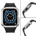 Protect Strap Band opaska z etui do Apple Watch 9 / 8 / 7 / 6 / 5 / 4 / 3 / 2 / SE / SE2 (41 / 40 / 38mm) obudowa pancerny pokro