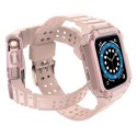 Protect Strap Band opaska z etui do Apple Watch 9 / 8 / 7 / 6 / 5 / 4 / 3 / 2 / SE / SE2 (41 / 40 / 38mm) obudowa pancerny pokro