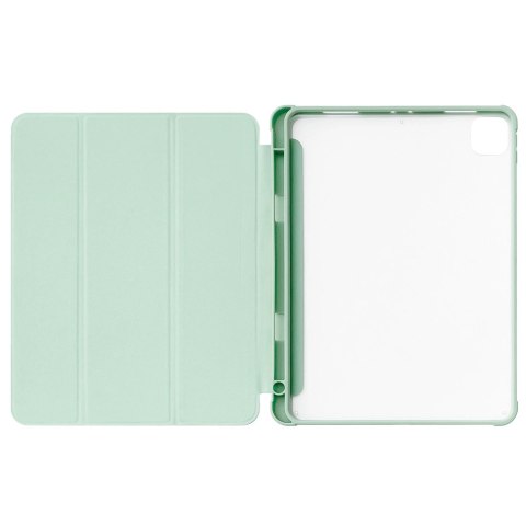 Stand Tablet Case etui Smart Cover pokrowiec na iPad Pro 12.9'' 2021 / 2020 z funkcja podstawki zielony Stand Tablet Case etui Smart Cover pokrowiec na iPad Pro 12.9'' 2021 / 2020 z funkcja podstawki zielony
