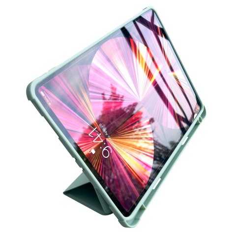 Stand Tablet Case etui Smart Cover pokrowiec na iPad Pro 12.9'' 2021 / 2020 z funkcja podstawki zielony Stand Tablet Case etui Smart Cover pokrowiec na iPad Pro 12.9'' 2021 / 2020 z funkcja podstawki zielony
