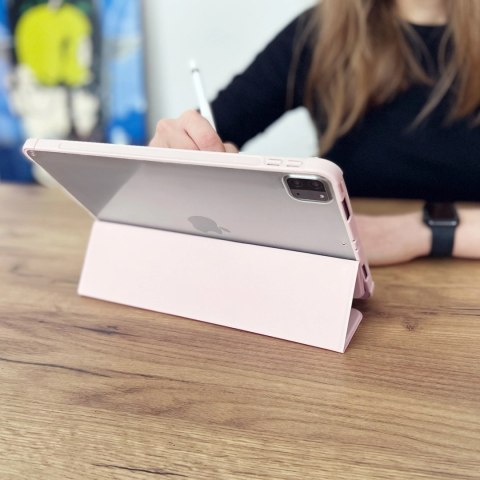 Stand Tablet Case etui Smart Cover pokrowiec na iPad Pro 12.9'' 2021 / 2020 z funkcja podstawki zielony Stand Tablet Case etui Smart Cover pokrowiec na iPad Pro 12.9'' 2021 / 2020 z funkcja podstawki zielony