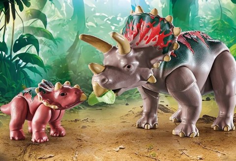 Zestaw z figurkami Dinos 71821 Triceratopsy Zestaw z figurkami Dinos 71821 Triceratopsy