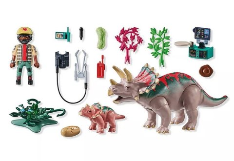 Zestaw z figurkami Dinos 71821 Triceratopsy Zestaw z figurkami Dinos 71821 Triceratopsy