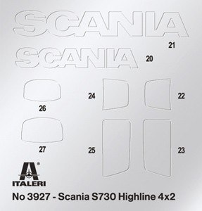 Model plastikowy Scania S730 Highline 4x2 1/24 Model plastikowy Scania S730 Highline 4x2 1/24