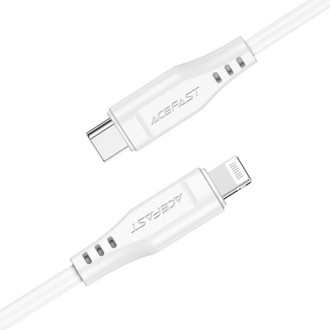 Kabel Acefast C3-01 Lightning - USB-C PD 30W 3A 480Mb/s 1,2m - biały Kabel Acefast C3-01 Lightning - USB-C PD 30W 3A 480Mb/s 1,2m - biały