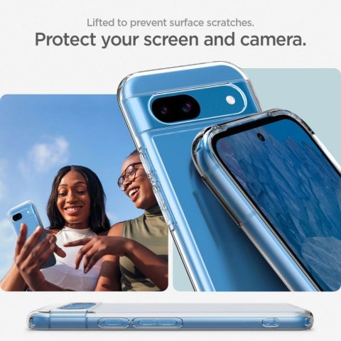 Etui Spigen Ultra Hybrid na Google Pixel 8A - przezroczyste Etui Spigen Ultra Hybrid na Google Pixel 8A - przezroczyste