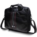 Torba BMW Carbon & Red Stripes na laptopa 16" - czarna