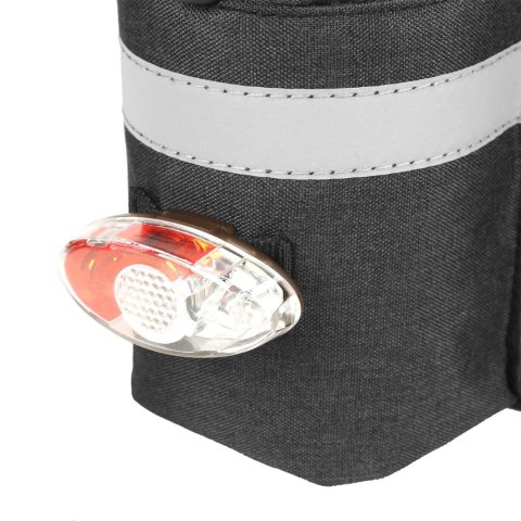 Torba rowerowa WYA26Y0S termiczna na bagażnik z paskiem na ramię - czarna Torba rowerowa WYA26Y0S termiczna na bagażnik z paskiem na ramię - czarna