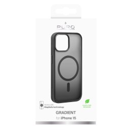 Etui Puro Gradient z MagSafe na iPhone 15 - czarne
