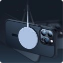 Etui Tech-Protect MagMat MagSafe na iPhone 11 - przezroczysto-czarny