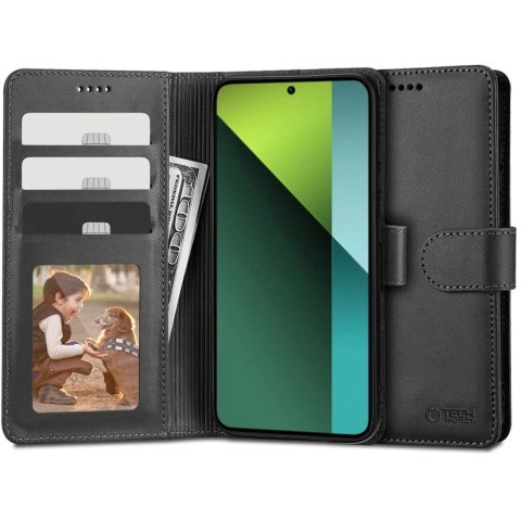 Etui Tech-Protect Wallet na Xiaomi Redmi Note 13 Pro 5G / Poco X6 5G - czarne Etui Tech-Protect Wallet na Xiaomi Redmi Note 13 Pro 5G / Poco X6 5G - czarne