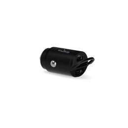 Ładowarka samochodowa Puro Mini 30W Power Delivery 2 x USB-C - czarna