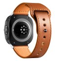 Pasek Tech-Protect LeatherFit do Samsung Galaxy Watch Ultra (47 mm) - brązowy