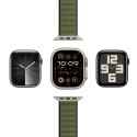 Pasek nylonowy Puro Extreme do Apple Watch 42 / 44 / 45 / 49 mm - ciemnozielony