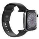 Pasek silikonowy Puro Icon do Apple Watch 38 / 40 / 41 mm - czarny (2 szt.)
