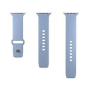 Pasek silikonowy Puro Icon do Apple Watch 38 / 40 / 41 mm - jasnoniebieski (2 szt.)