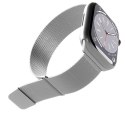 Pasek ze stali nierdzewnej Puro Milanese do Apple Watch 42 / 44 / 45 / 49 mm - srebrny