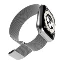 Pasek ze stali nierdzewnej Puro Milanese do Apple Watch 42 / 44 / 45 / 49 mm - srebrny