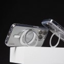 Etui CARE by PanzerGlass Feature Kickstand Case z MagSafe na iPhone 16 Pro Max - srebrne