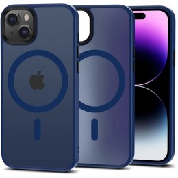 Etui Tech-Protect MagMat MagSafe na iPhone 15 Plus - niebieskie