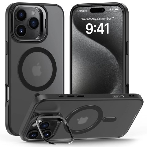Etui Tech-Protect MagStand MagSafe z podstawką na iPhone 16 Pro Max - półprzezroczyste