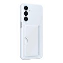 Etui Samsung Card Slot Case EF-OA166TLEGWW z kieszenią na karty do Samsung Galaxy A16 - niebieskie