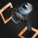 Etui Supcase Unicorn Beetle Pro & Tempered Glass 2-PACK na Samsung Galaxy Watch Ultra (47 MM) - czarne