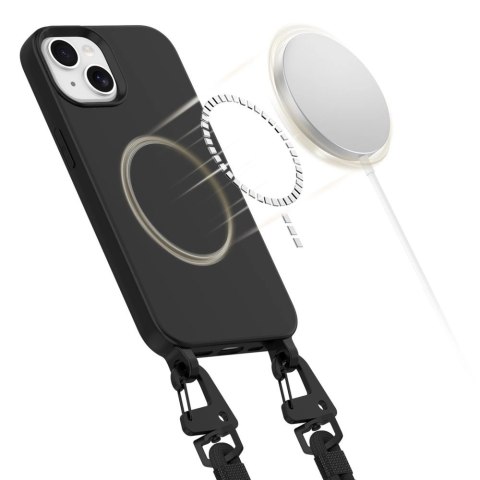 Etui Tech-Protect MagNecklace MagSafe na iPhone 14 - czarne Etui Tech-Protect MagNecklace MagSafe na iPhone 14 - czarne