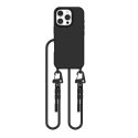 Etui Tech-Protect MagNecklace MagSafe ze smyczą na iPhone 16 Pro - czarne