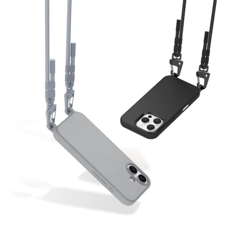 Etui Tech-Protect MagNecklace MagSafe ze smyczą na iPhone 16 Pro - czarne Etui Tech-Protect MagNecklace MagSafe ze smyczą na iPhone 16 Pro - czarne