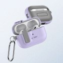 Etui Tech-Protect Slim Hook z karabińczykiem na Apple AirPods Pro 1 / 2 - fioletowe