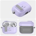 Etui Tech-Protect Slim Hook z karabińczykiem na Apple AirPods Pro 1 / 2 - fioletowe