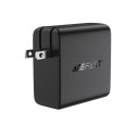 Ładowarka Acefast A96 PD100W GaN (3 x USB-C + 1x USB-A) z końcówką US - czarna