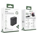 Ładowarka Acefast A96 PD100W GaN (3 x USB-C + 1x USB-A) z końcówką US - czarna