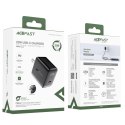 Ładowarka sieciowa Acefast A3 PD20W z USB-C z końcówką US - czarna