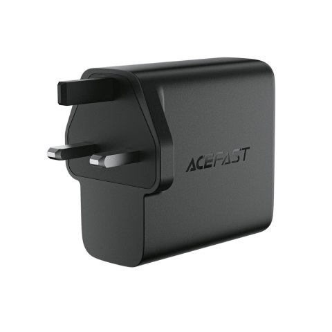 Ładowarka sieciowa Acefast A97 PD100W GaN (3 x USB-C + USB-A) z wtyczką UK - czarna Ładowarka sieciowa Acefast A97 PD100W GaN (3 x USB-C + USB-A) z wtyczką UK - czarna