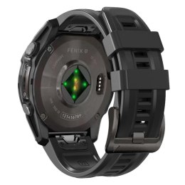Pasek Tech-Protect Silicone do Garmin Fenix 5X / 5X Plus / 6X / 6X Pro / 7X / 8 (51 mm) - czarny