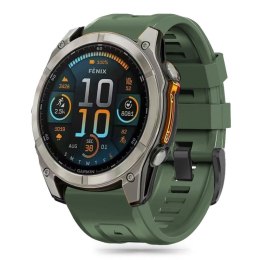 Pasek Tech-Protect Silicone do Garmin Fenix 5X / 5X Plus / 6X / 6X Pro / 7X / 8 (51 mm) - zielony