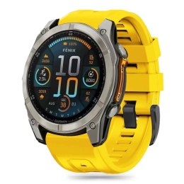Pasek Tech-Protect Silicone do Garmin Fenix 5X / 5X Plus / 6X / 6X Pro / 7X / 8 (51 mm) - żółty