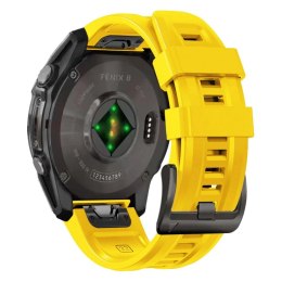 Pasek Tech-Protect Silicone do Garmin Fenix 5X / 5X Plus / 6X / 6X Pro / 7X / 8 (51 mm) - żółty
