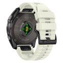 Pasek silikonowy Tech-Protect Silicone Line na Garmin Fenix 5X / 5X Plus / 6X / 6X Pro / 7X / 8 (51 mm) - tytanowy