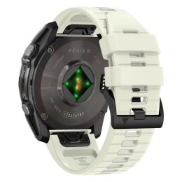 Pasek silikonowy Tech-Protect Silicone Line na Garmin Fenix 5X / 5X Plus / 6X / 6X Pro / 7X / 8 (51 mm) - tytanowy