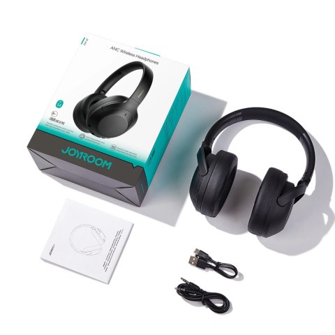 Słuchawki bezprzewodowe Joyroom J-Head Series JR-JH2 z ANC Bluetooth - czarne Słuchawki bezprzewodowe Joyroom J-Head Series JR-JH2 z ANC Bluetooth - czarne