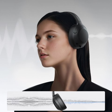 Słuchawki bezprzewodowe Joyroom J-Head Series JR-JH2 z ANC Bluetooth - czarne Słuchawki bezprzewodowe Joyroom J-Head Series JR-JH2 z ANC Bluetooth - czarne