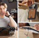 Zestaw etui ESR Classic Hybrid Kickstand Halolock MagSafe + Szkło hartowane na iPhone 16 - czarne