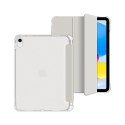 Etui Tech-Protect SC Pen Hybrid na iPad 10 / 2022 - szare - przezroczyste