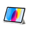 Etui Tech-Protect SC Pen Hybrid na iPad 10 / 2022 - szare - przezroczyste